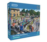 Wiltshire Waterways 1000 Piece Jigsaw Puzzle | Brisish Canal Puzzle | Sustainable Jigsaw Puzzle for Adults | Premium 100% Recycled Board | Great Gift for Adults | Gibsons Games