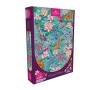 Gibsons HoT: Tranquil Waters 1000 Piece Jigsaw Puzzle for Adults - Stylised Koi Pond with Koi Fish, Blooming Water Lilies & Nature Fantasy Art by House of Turnowsky - Sustainably Made in the UK/EU
