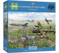 Changing of the Guard 500 Extra Large Piece Jigsaw Puzzle | Sustainable Puzzle for Adults | Premium 100% Recycled Board | Great Gift for Adults | Gibsons Games
