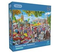 Gibsons Jigsaw Puzzle 1000 Piece - Market Day Norwich
