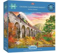 Gibsons Crossing Glenfinnan Viaduct by Dominic Davison 1000 Piece Jigsaw (G6365)
