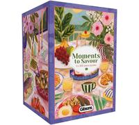 Gibsons Moments to Savour 3 x 500 Piece Jigsaw Puzzle Set for Adults - Gourmet Multi-Box Gift Collection by Lee Foster-Wilson - Fish Supper, Afternoon Tea & Sunshine Breakfast - Made in UK/EU