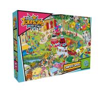 Gibsons Jokesaws Campsite Capers 1000 Piece Jigsaw Puzzle Comedy Adult Gift