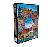 Gibsons London Cityscape Age 10+ 500 Piece Jigsaw Puzzle Beautiful Colourful Artwork London City Landmarks Sustainable Jigsaw for Adults Teens | Premium 100% Recycled Board Great Gift Gibsons Games