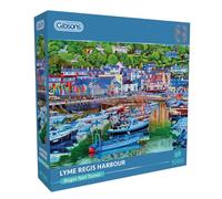 Lyme Regis Harbour 1000 Piece Jigsaw Puzzle | British Costal Puzzle | Sustainable Jigsaw Puzzle for Adults | Premium 100% Recycled Board | Great Gift for Adults | Gibsons Games
