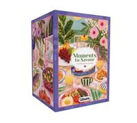Gibsons Moments to Savour 3 x 500 Piece Jigsaw Puzzle Set for Adults - Gourmet Multi-Box Gift Collection by Lee Foster-Wilson - Fish Supper, Afternoon Tea & Sunshine Breakfast - Made in UK/EU