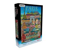 Gibsons Paris Cityscape 500 Piece Jigsaw Puzzle for Adults Teens Beautiful City Architechture Landmarks Artwork | France | Sustainable Premium 100% Recycled Board Great Gift | Gibsons Games