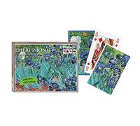 Gibsons Piatnik Playing Cards - Van Gogh - Iris, double deck