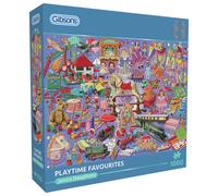 Gibsons Playtime Favourites 1000 Piece Jigsaw Puzzle Nostalgic Children Toys Sustainable Jigsaw Puzzle for Adults | Premium 100% Recycled Board | Great Gift for Adults | Gibsons Games