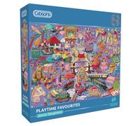 Gibsons Playtime Favourites 1000 Piece Jigsaw Puzzle Nostalgic Children Toys Sustainable Jigsaw Puzzle for Adults | Premium 100% Recycled Board | Great Gift for Adults | Gibsons Games