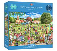 The Village Dog Show | 1000 Piece Jigsaw Puzzle | Dog Jigsaw Puzzle | Sustainable Puzzle for Adults | Premium 100% Recycled Board | Great Gift for Adults | Gibsons Games