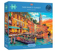 San Marco Sunset | 1000 Piece Jigsaw Puzzle | Venice Jigsaw Puzzle | Sustainable Jigsaw Puzzle for Adults | Premium 100% Recycled Board | Great Gift for Adults | Gibsons Games