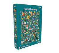 Gibsons RHS Floral Fantasy 1000 Piece Jigsaw Puzzle for Adults Beautiful Colourful Artwork Magic of Nature Plants Insect Sustainable Premium 100% Recycled Board Great Gift Gibsons Games