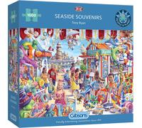 Gibsons Seaside Souvenirs | 1000 Piece Jigsaw Puzzle | Family Summer Puzzle | S