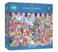 Gibsons Seaside Souvenirs 1000 Piece Jigsaw Puzzle for Adults Family Summer Fun