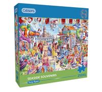 Seaside Souvenirs 250XL Piece Jigsaw Puzzle | Nostalgic Jigsaw Puzzle| Extra Large Piece Jigsaw Puzzle for Adults | Premium 100% Recycled Board | Great Gift for Adults | Gibsons Games