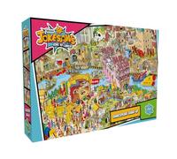 Gibsons Jokesaws Shakespeare Shake-up 1000 Piece Jigsaw Puzzle Colourful Comedy Artwork Love to Laugh Sustainable Jigsaw Puzzle for Adults Teens | Premium 100% Recycled Board Great Gift Gibsons Games
