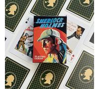 Sherlock Holmes Playing Cards | Celebrating Arthur Conan Doyle | Premium Design, Luxury Deck of Cards | Durable & Flexible | Great Gift for Card Games & Sherlock Fans | 52 cards
