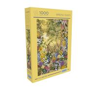 Gibsons Spring Dawn 1000 Piece Jigsaw Puzzle for Adults - Enchanting Forest with Fresh Blooms and Hares Artwork, The Art File Collection - Premium Sustainable Puzzle Made in the UK/EU