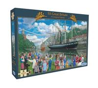 SS Great Britain: An Imagined Odyssey 1000 Piece Jigsaw Puzzle Sustainable Jigsaw Puzzle for Adults | Gibsons Games B Corp
