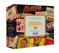 Sweet Memories of the 1950s | 500 Piece Gift Puzzle | Vintage Sweets & Chocolate | Sustainable Jigsaw Puzzle for Adults | Premium 100% Recycled Board | Great Gift for Adults | Gibsons Games