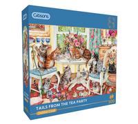 Gibsons Tails from the Tea Party by Debbie Cook 500 piece jigsaw puzzle