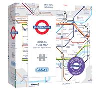 Gibsons | TfL London Tube Map | 500 Piece Gift Puzzle | London Transport Underground Puzzle | Sustainable Jigsaw Puzzle for Kids & Adults | Premium 100% Recycled Board | Great Gift | Gibsons Games