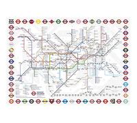 Gibsons TFL London Underground Map Jigsaw Puzzle (1000 pieces)