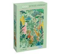 Gibsons The Art File Jungle Animals 1000 Piece Jigsaw Puzzle for Adults | Made in The USA | B Corp