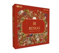 Gibsons Luxury Bingo Game Designed with The Art File Family Party Board Game with 200 Tokens Ages 8 Plus 2 to 8 Player