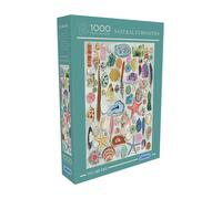 Gibsons Jigsaw Puzzle The Art File: Natural Curiosities 1000pc Colourful Artwork 100% Recycled Board