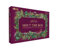 Gibsons The Art File Shut the Box Traditional Wooden Family Board Table Dice Game, Ages 8+, 1+ players Luxury Premium Classic Fun Game for Kids Adults Special Finish