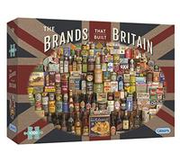 Gibsons The Brands That Built Britain 1000 Piece Jigsaw Puzzle for Adults - Iconic British Packaging Artwork by Robert Opie - Nostalgic Retro Design - Premium Sustainable Puzzle Made in the UK/EU
