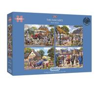 Gibsons Jigsaws The Evacuees by Trevor Mitchell – 4×500 Set – 100% Recycled Board