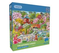 Gibsons The Japanese Garden 100XXL Piece Jigsaw Puzzle Age 12+ | Beautiful Colourful Jigsaw Extra Large Piece Puzzle for Adults | Sustainable Premium 100% Recycled Board Great Gift for Adults Gibsons Games
