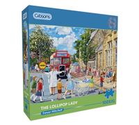Gibsons The Lollipop Lady 100XXL Piece Jigsaw Puzzle | Nostalgic Jigsaw Puzzle Extra Large Piece Jigsaw Puzzle for Adults | Sustainable Premium 100% Recycled Board Great Gift for Adults Gibsons Games