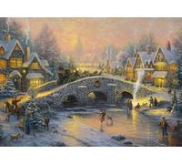 Gibsons Thomas Kinkade Spirit of Christmas jigsaw puzzle. (1000 pieces)