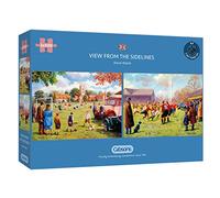 Gibsons View from the Sidelines 2 x 500 Piece Jigsaw Puzzles for Adults | Multi-Box | Traditonal Nostalgic Sport Rugby Football Theme | Sustainable Premium 100% Recycled Board | Gift | Gibsons Games