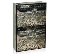 Gibsons Waterloo Station 1000 Piece Jigsaw Puzzle for Adults - Historical World War Era Artwork 1848 & 1948 by Helen McKie - Vintage London Railway Scene - Premium Sustainable Puzzle Made in the UK/EU