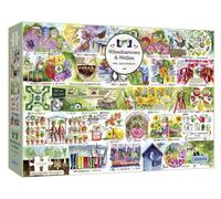 Gibsons Wheelbarrows and Wellies 1000 Piece Jigsaw Puzzle