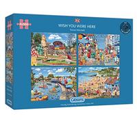 Gibsons Wish You Were Here Jigsaw Puzzle 4 x, Size 500 Piece, Recycled Cardboard | Charlies
