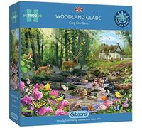 Woodland Glade | 1000 Piece Jigsaw Puzzle | Forest Wildlife Puzzle | Sustainable Jigsaw Puzzle for Adults | Premium 100% Recycled Board | Great Gift for Adults | Gibsons Games