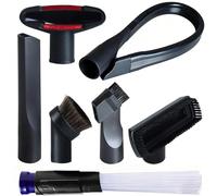 GIBTOOL Universal Replacement 32mm (1 1/4 inch) Vacuum Attachments Brush Kit Dirt Remover for Home Air Vents Corner Pets Drawer Car