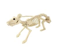 gibxiyza Halloween Decoration Animal Skeletons Mini Skeleton Bone Statues Poseable Rat Dog Spider Cat Owl Skeleton Figurine for Haunted House Party Decor Halloween Decorations Outdoor Indoor A