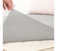 GIBZ Shelf Cabinet Liner Non-Adhesive, PVC Kitchen Liner, Washable Easy to Cut Drawer Mat for Kitchens Cupboard, Grey, 120x120cm