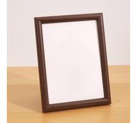 GIBZ Wide Border Picture Frame Luxury Retro Photo Frame Poster Frames for Tabletop Wall Hanging Brown 20.2x25.3cm-2pcs