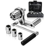 Gickbusus Torque Multiplier, Heavy Duty Torque Multiplier Wrench Set for Lug Nut Remover 1/2 Driver 1:16 Labor Saving Wrench