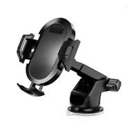 GICOXD Motorcycle Navigation Bracket For Device With Width From 2.4-3.7inch Car Phone Mount Long Suction Cup Sucker Car Phone Holder Stand(Sucker Type)