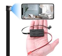 GiDaCom DIY Mini Wifi Spy Camera 1080P Motion Detection Remote Vision Loop Recording Ideal for Home Office Security with 32G SD (WIFI100)