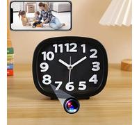 GiDaCom Spy Camera 1080P - Clock WiFi Alarm Clock with Motion Detection, Night Vision, Microphone, Mobile Phone Vision IOS/Android APP TUYA Home and Office Monitoring (C6)